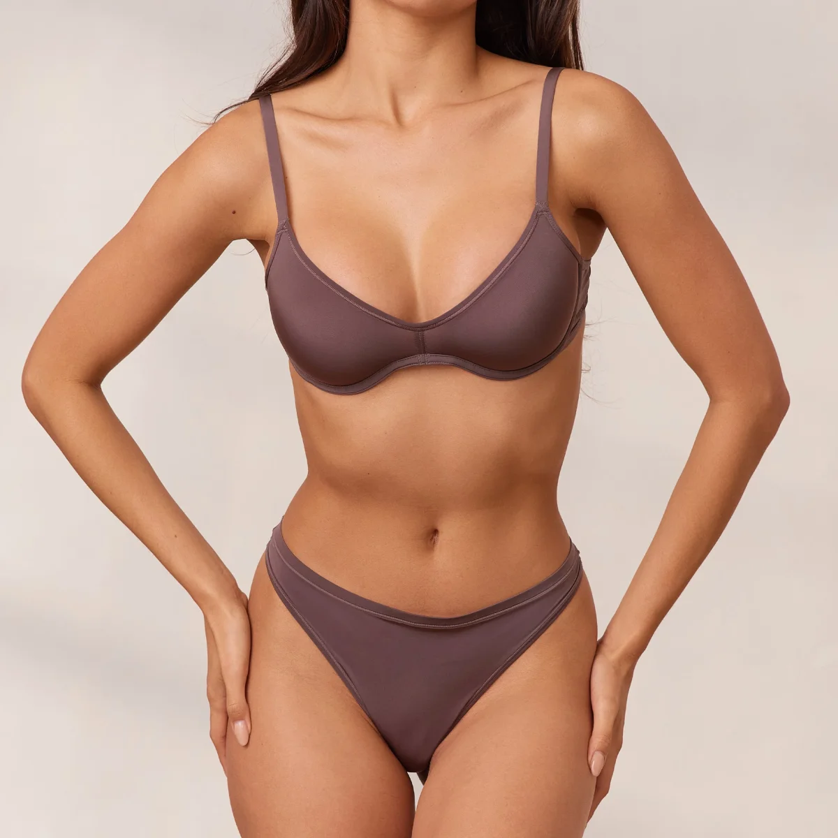 Barely There Plunge BH - Violettbrun - Bild 2