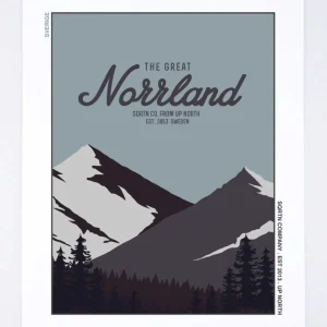 Stamped Norrland 50x70 Poster