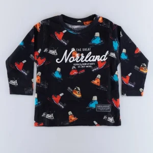Great Norrland Kids LS Skoter T-Shirt