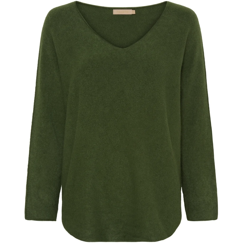 Marta Du Chateau dam stickad Celina - Army9436