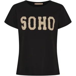 Marta du Chateau dam T-shirt MdcHerdis 84275 - Black/Beige