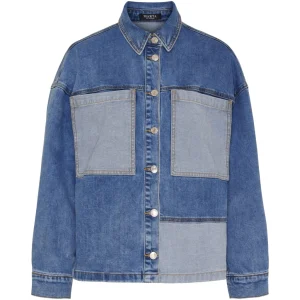 Marta du Chateau dam jacka MdcMilja MDC238-V9079A - Blue Denim