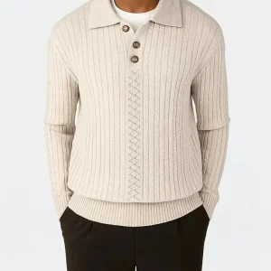 Jules Knitted Polo Tröja